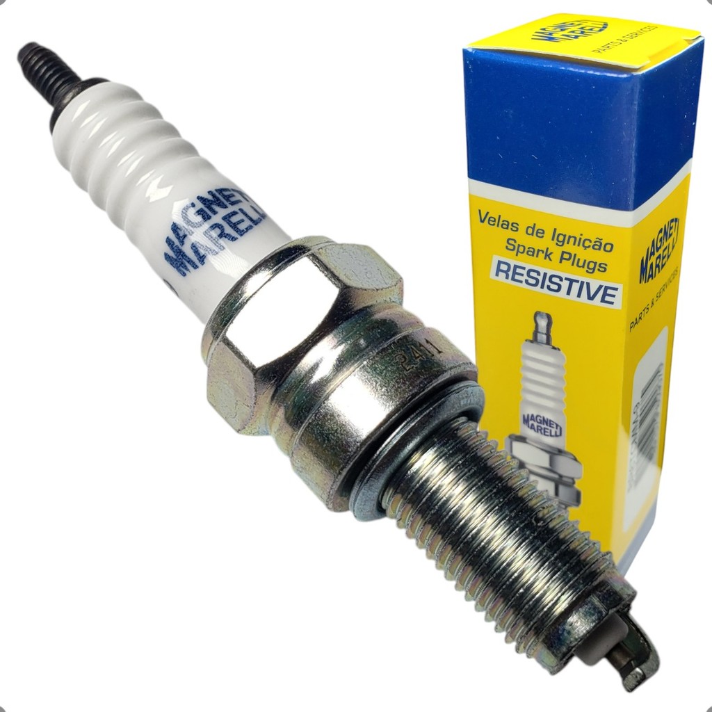 Vela Ignição Resistiva Magneti Marelli Br6tcmm-9 Honda Biz 125 Pop 110i Injeção Haojue Nex 115 - Oferta na Shopee