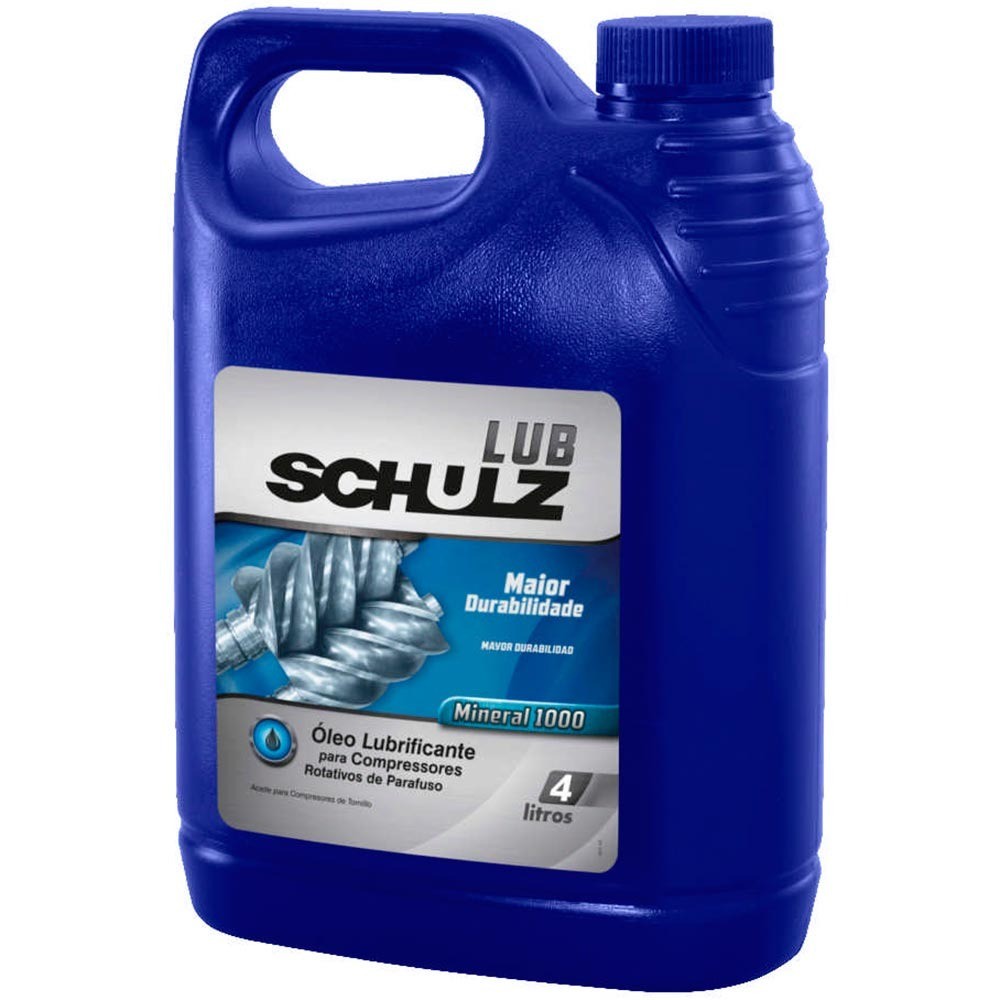 Óleo lubrificante mineral para compressores parafuso 4L LUB Schulz Óleo lubrificante mineral para compressores parafuso 4L LUB Schulz - Oferta na Shopee