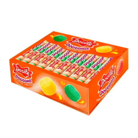 Bala de Goma Docigoma Tubo Frutas Docile Com 30 Unidades De 30g - Oferta na Shopee