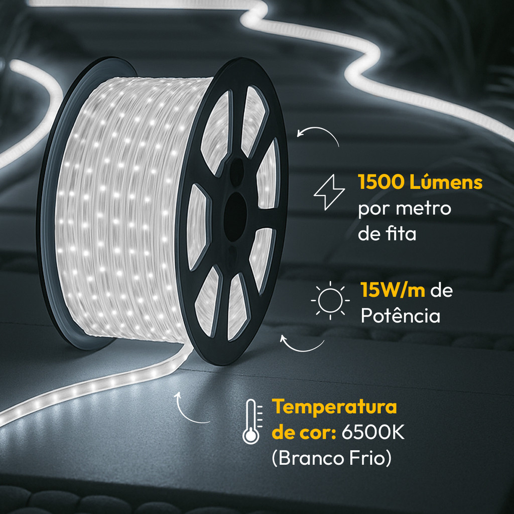 Fita Led Facile 5w 10w ou 15w 2700k 4000k ou 6500k 50ms 127v ou 220v Tensão Direta Alut By Avant - Oferta na Shopee