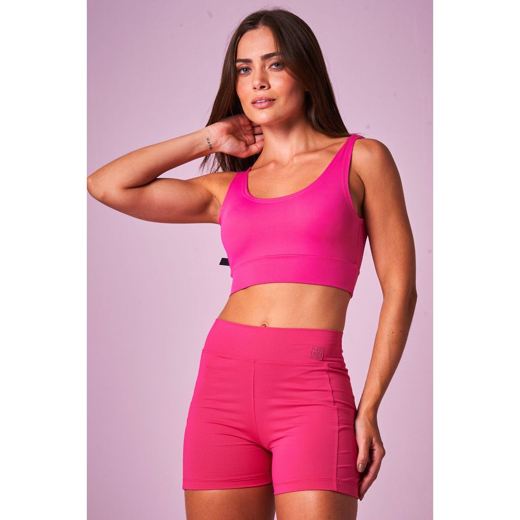 Top Feminino Fashion Fitness Planet Girls Pink - Oferta na Shopee