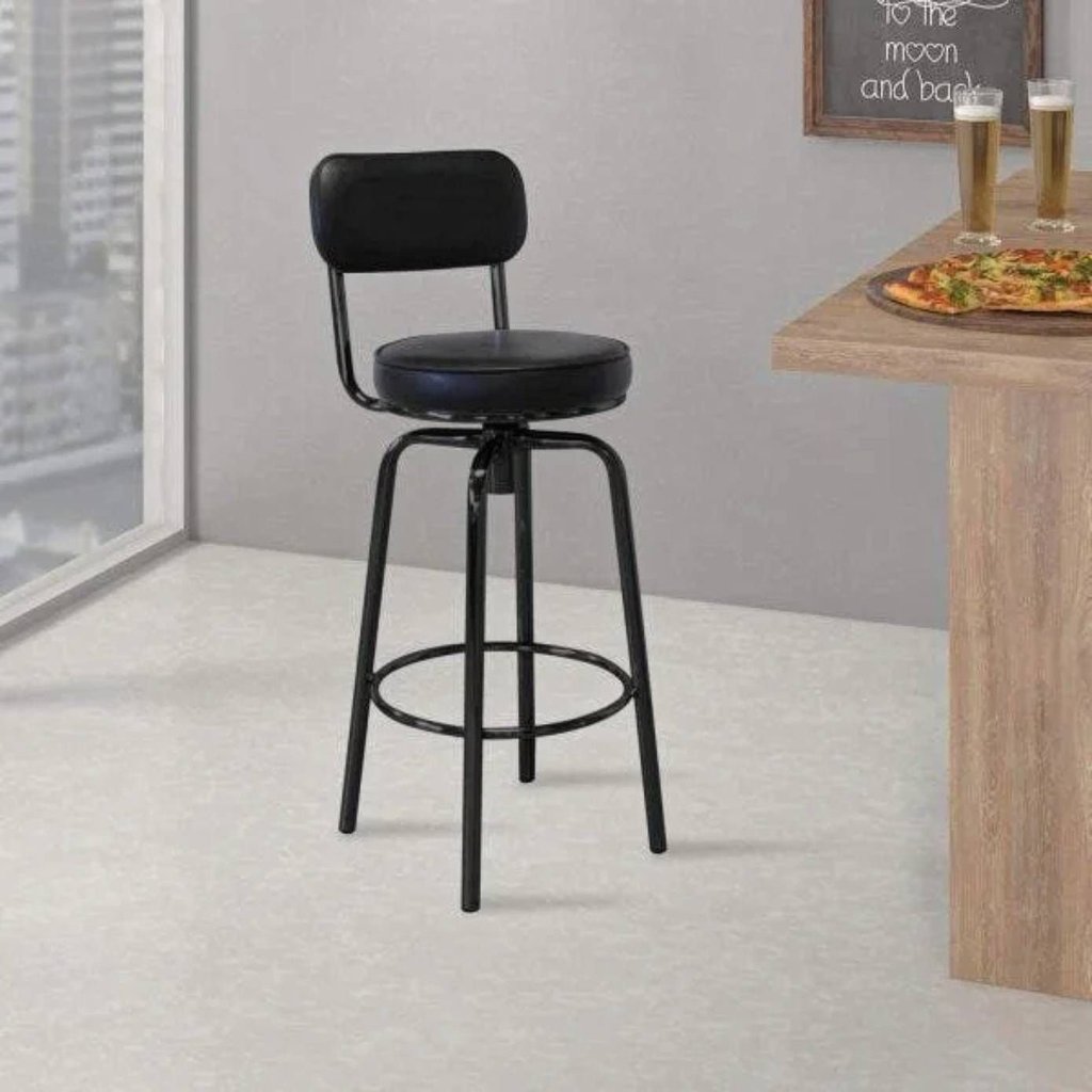 Banqueta Giratória em Aço Capadócia Yescasa Preto Banqueta Giratória em Aço Capadócia Yescasa Preto - Oferta na Shopee