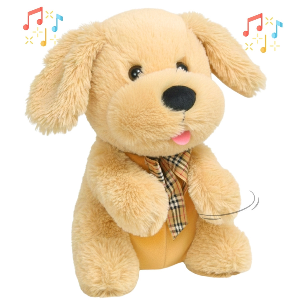 Cachorrinho De Pelúcia Infantil Interativo Que Canta e Bate Palma - Castela Cachorrinho De Pelúcia Infantil Interativo Que Canta e Bate Palma - Castela - Oferta na Shopee