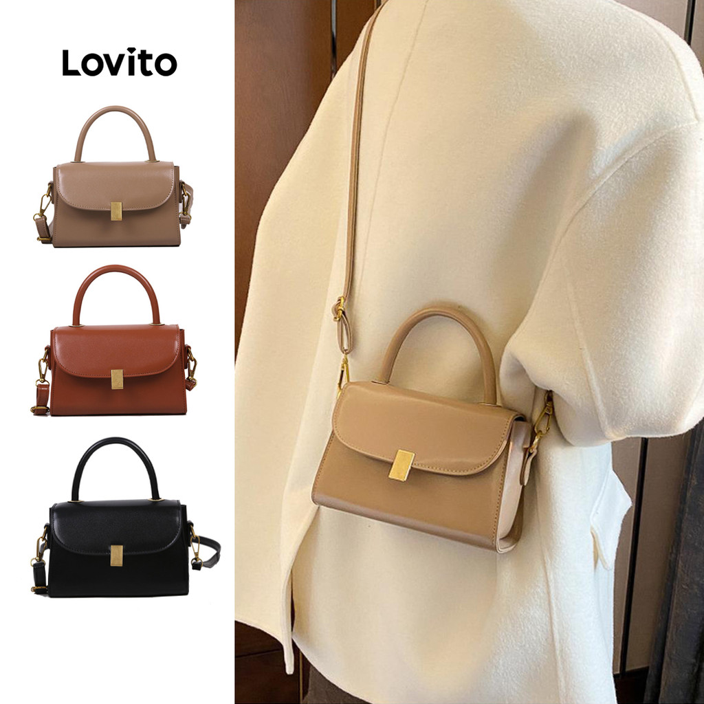 Lovito Bolsa Elegante Bolsa De Ombro Pequena Para O Dia Dos Namorados Para Mulheres LFA59099 - Oferta na Shopee