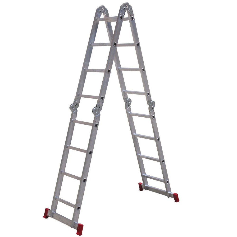 Escada multifuncional de alumínio 4 x 5 com 20 degraus 13 em 1 - ESC0294 - Botafogo Escada multifuncional de alumínio 4 x 5 com 20 degraus 13 em 1 - ESC0294 - Botafogo - Oferta na Shopee