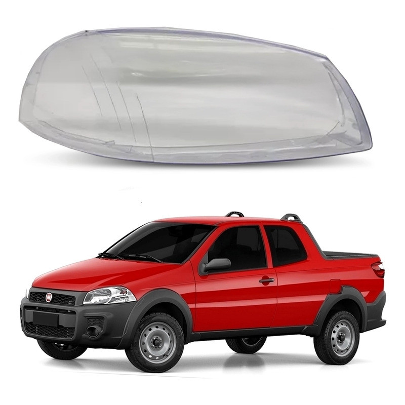 Lente Do Farol Esquerdo Fiat Strada Working 1.4 2010 A 2020 Lente Do Farol Esquerdo Fiat Strada Working 1.4 2010 A 2020 - Oferta na Shopee