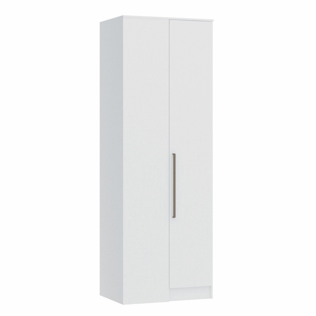Guarda Roupa Modulado Canto Reto 1 Porta Requinte+ 100% MDF Branco Line Guarda Roupa Modulado Canto Reto 1 Porta Requinte+ 100% MDF Branco Line - Oferta na Shopee