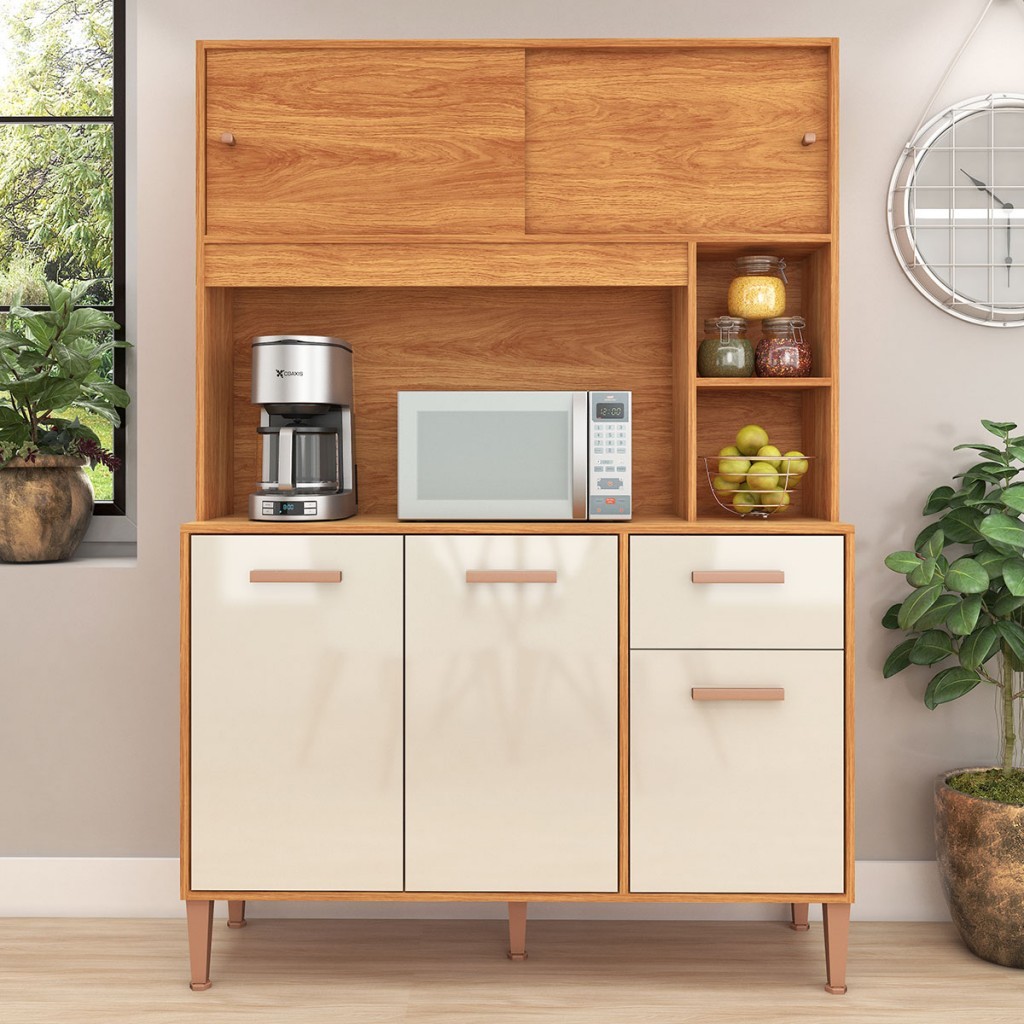 Cozinha Compacta Pérola 5 Portas 1 Gaveta - Fellicci Cozinha Compacta Pérola 5 Portas 1 Gaveta - Fellicci - Oferta na Shopee
