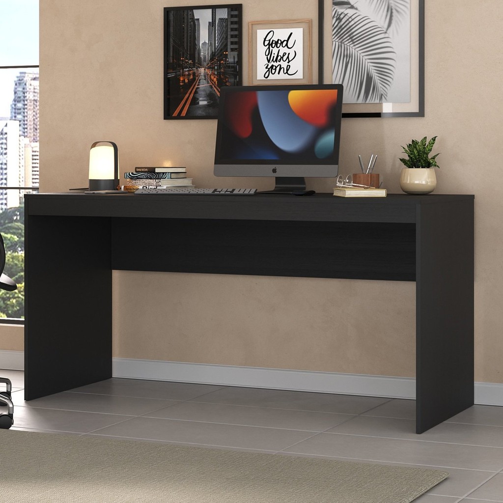 Escrivaninha Mesa Escritório Home Office Ônix Tx Escrivaninha Mesa Escritório Home Office Ônix Tx - Oferta na Shopee