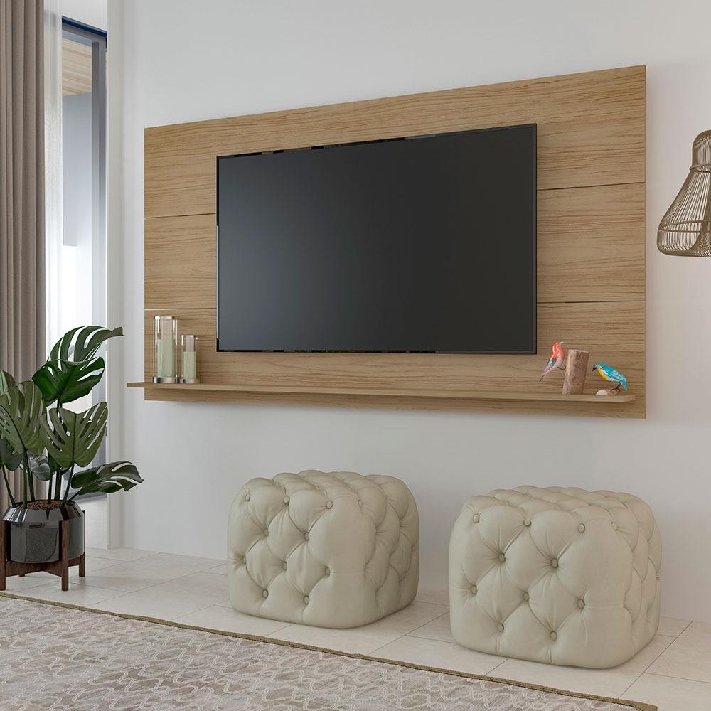 Painel para TV até 75 Polegadas Slim Carvalho Painel para TV até 75 Polegadas Slim Carvalho - Oferta na Shopee
