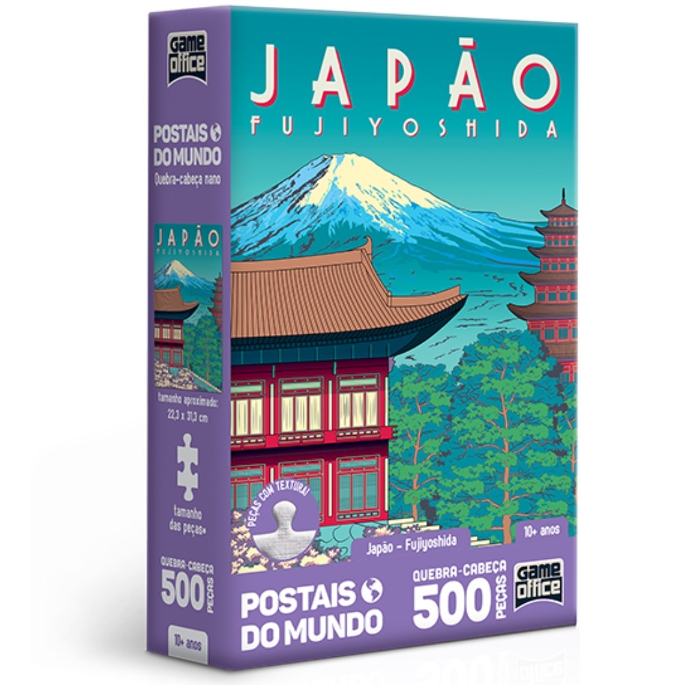 QUEBRA CABEÇA NANO JAPÃO FUJIYOSHIDA POSTAIS DO MUNDO 500 PEÇAS PEQUENA TOYSTER PUZZLE PAISAGEM ÁSIA - Oferta na Shopee