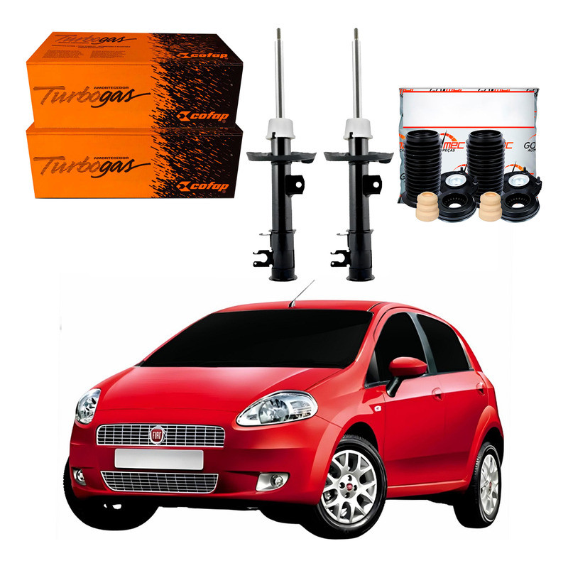 Kit Amortecedor Dianteiro, Punto 1.4 1.6 1.8 2011 A 2017 Kit Amortecedor Dianteiro