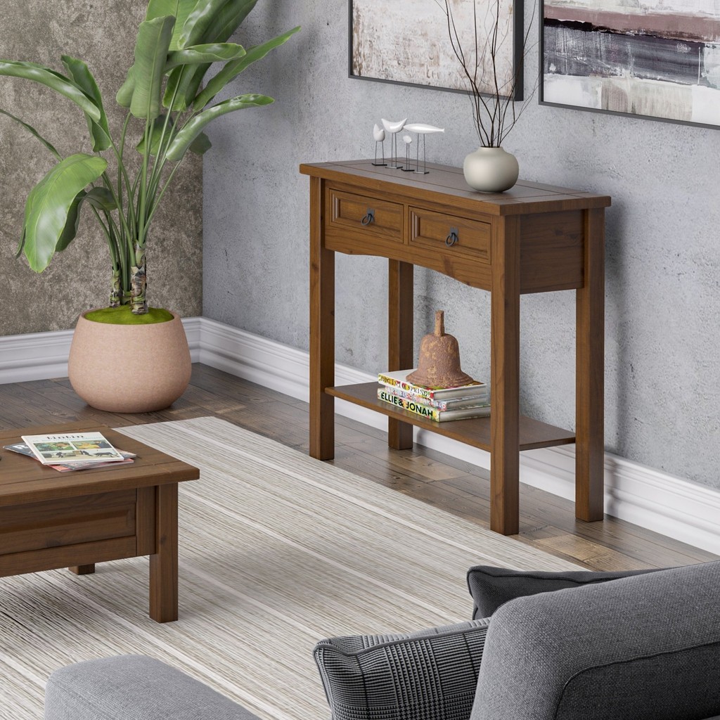 Aparador 2 Gavetas Imperial Rustic Line Imbuia - Oferta na Shopee