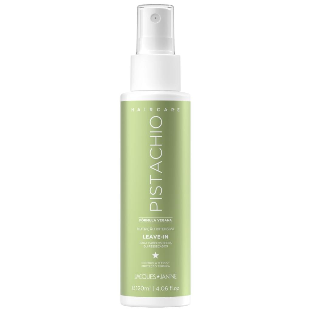 Jacques Janine Spray Leave-In Hair Care Pistachio Pistache Nutrição Intensa 120ml Vegano - Oferta na Shopee