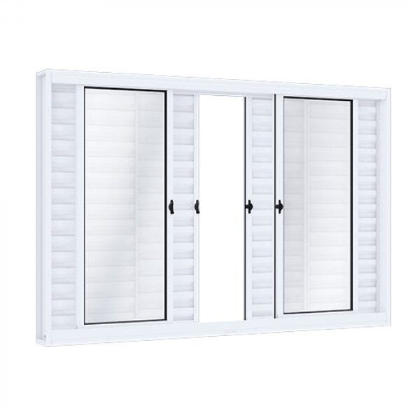 Janela de Aço Veneziana de Correr 100x150cm 6 Folhas com Vidro Riobras 100cm x 150cm Janela de Aço Veneziana de Correr 100x150cm 6 Folhas com Vidro Riobras 100cm x 150cm - Oferta na Shopee