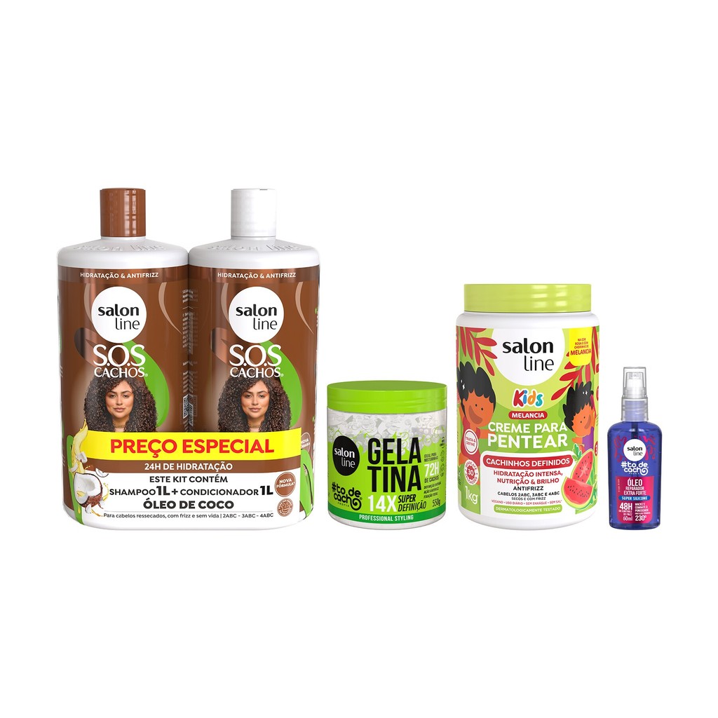 Kit Mega Hidratação e Brilho Kit Mega Hidratação e Brilho - Oferta na Shopee