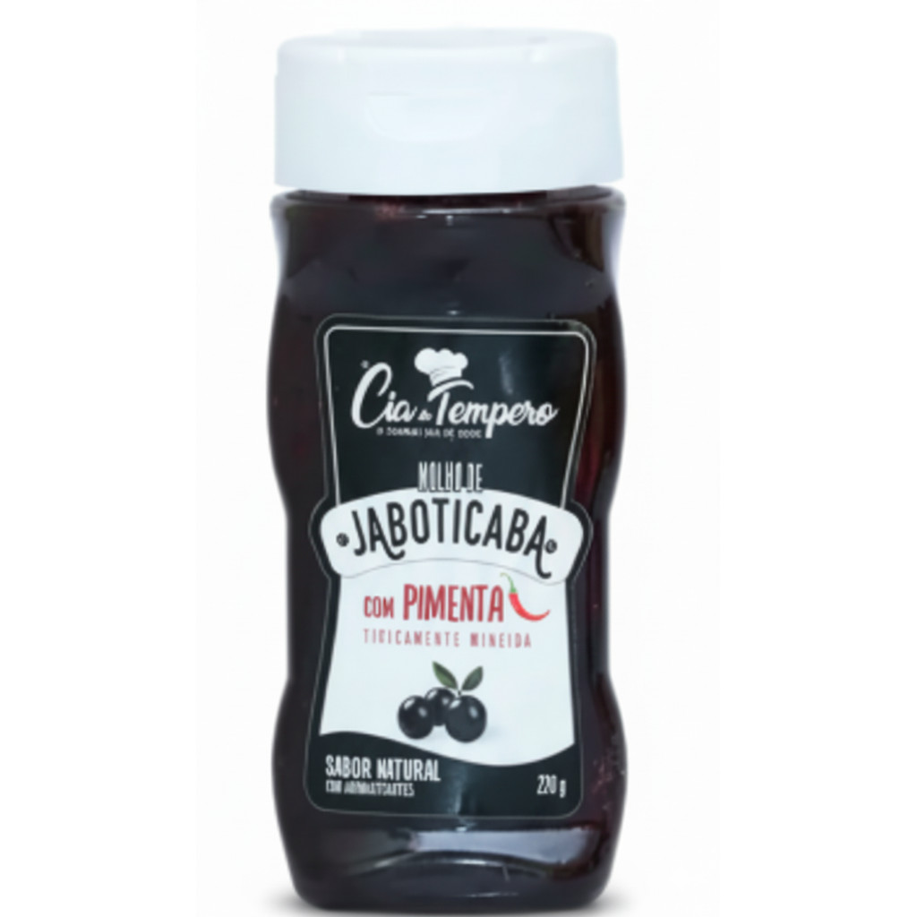 Molho De Jabuticaba Com Pimenta 180ML CIA DO TEMPERO - Oferta na Shopee