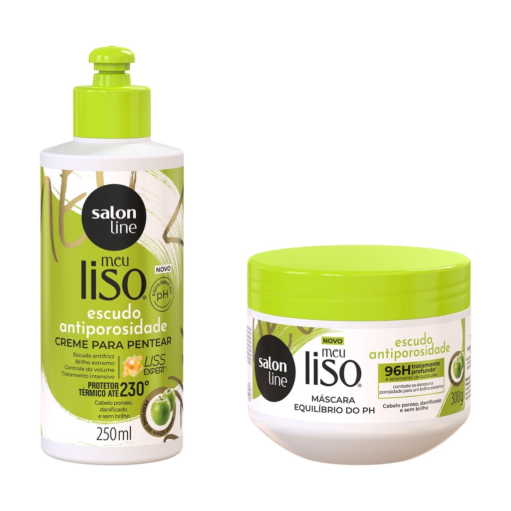 Kit Máscara + Creme para Pentear Meu Liso Antiporosidade Kit Máscara + Creme para Pentear Meu Liso Antiporosidade - Oferta na Shopee