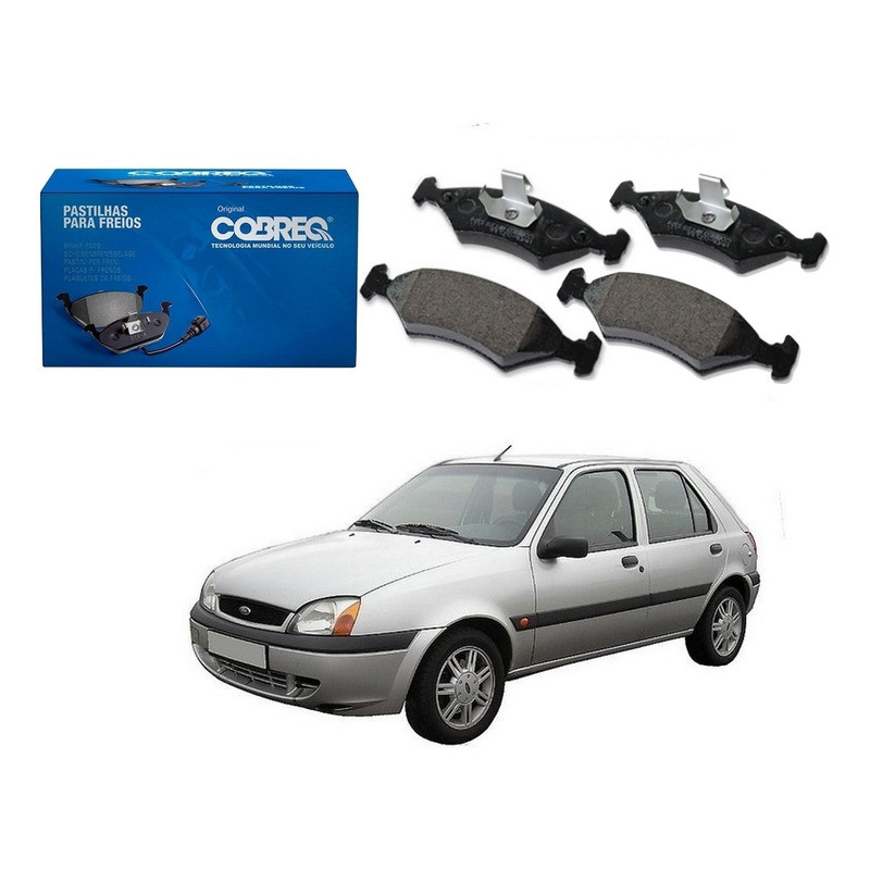 Pastilha Freio Dianteira Fiesta 1.0 2001 A 2004 Pastilha Freio Dianteira Fiesta 1.0 2001 A 2004 - Oferta na Shopee