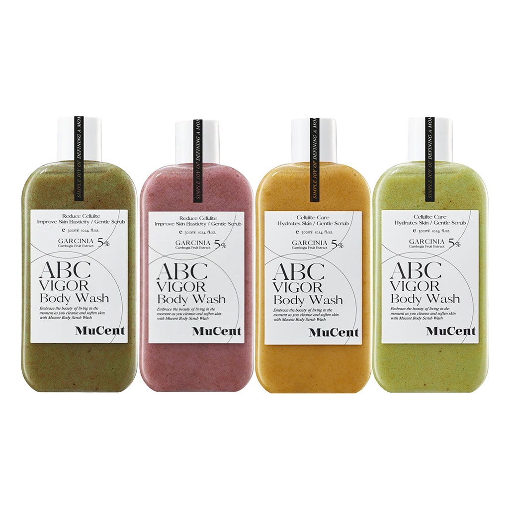 mucent abc vigor body wash 300ml (green forest