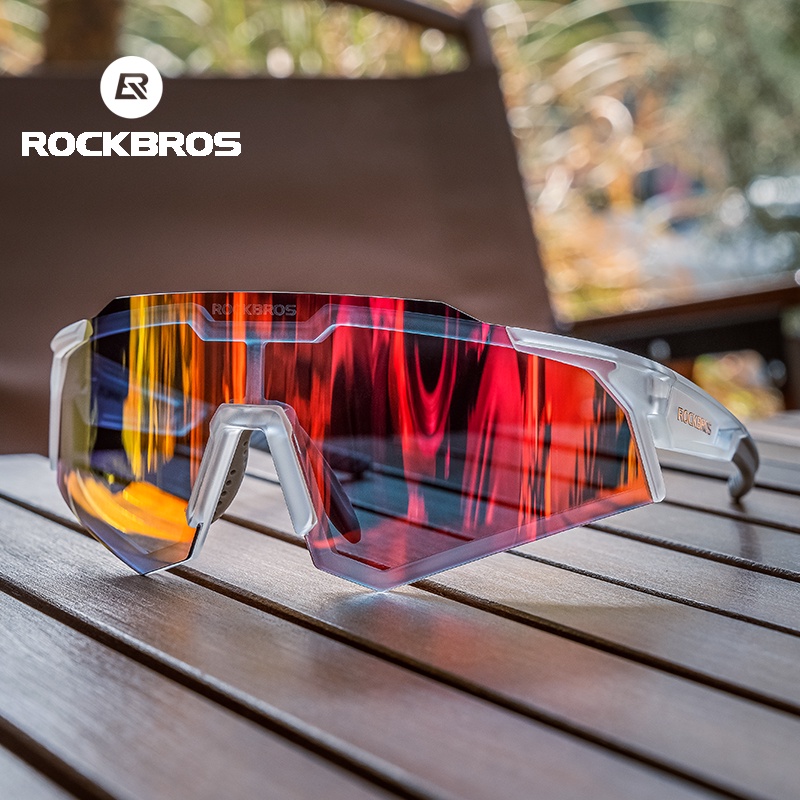 ROCKBROS Óculos De Ciclismo Windbreak Fotocromático Polarizado Miopia À Prova De Areia Bicicleta Ao Ar Livre Correndo Es - Oferta na Shopee