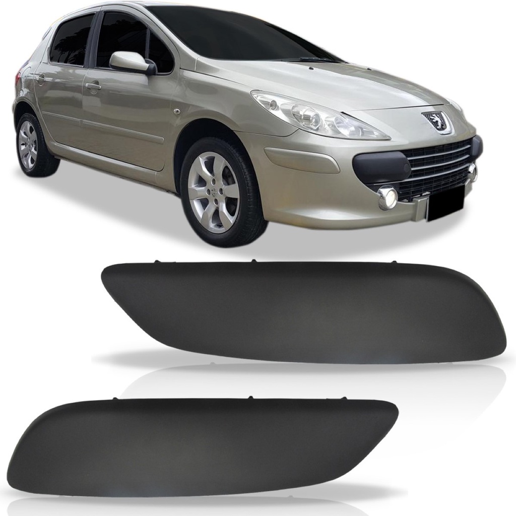 Moldura Lateral Parachoque Dainteiro Peugeot 307 2007 A 2012 Moldura Lateral Parachoque Dainteiro Peugeot 307 2007 A 2012