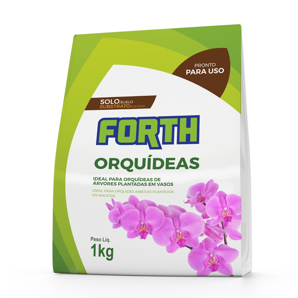 Substrato Orquidea Forth Mix Pinus, Coco e Carvao 1kg -Forth Substrato Orquidea Forth Mix Pinus, Coco e Carvao 1kg -Forth