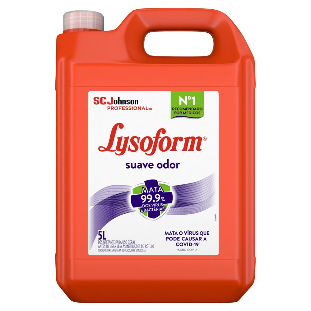Desinfetante Lysoform Uso Geral Odor Suave 5L Desinfetante Lysoform Uso Geral Odor Suave 5L