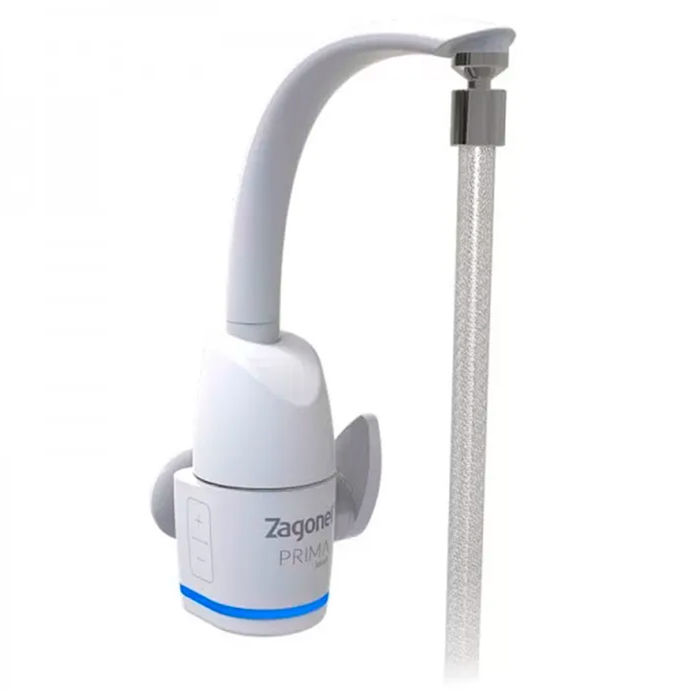 Torneira Prima White Touch Eletrônica 5500W 110V Zagonel Torneira Prima White Touch Eletrônica 5500W 110V Zagonel