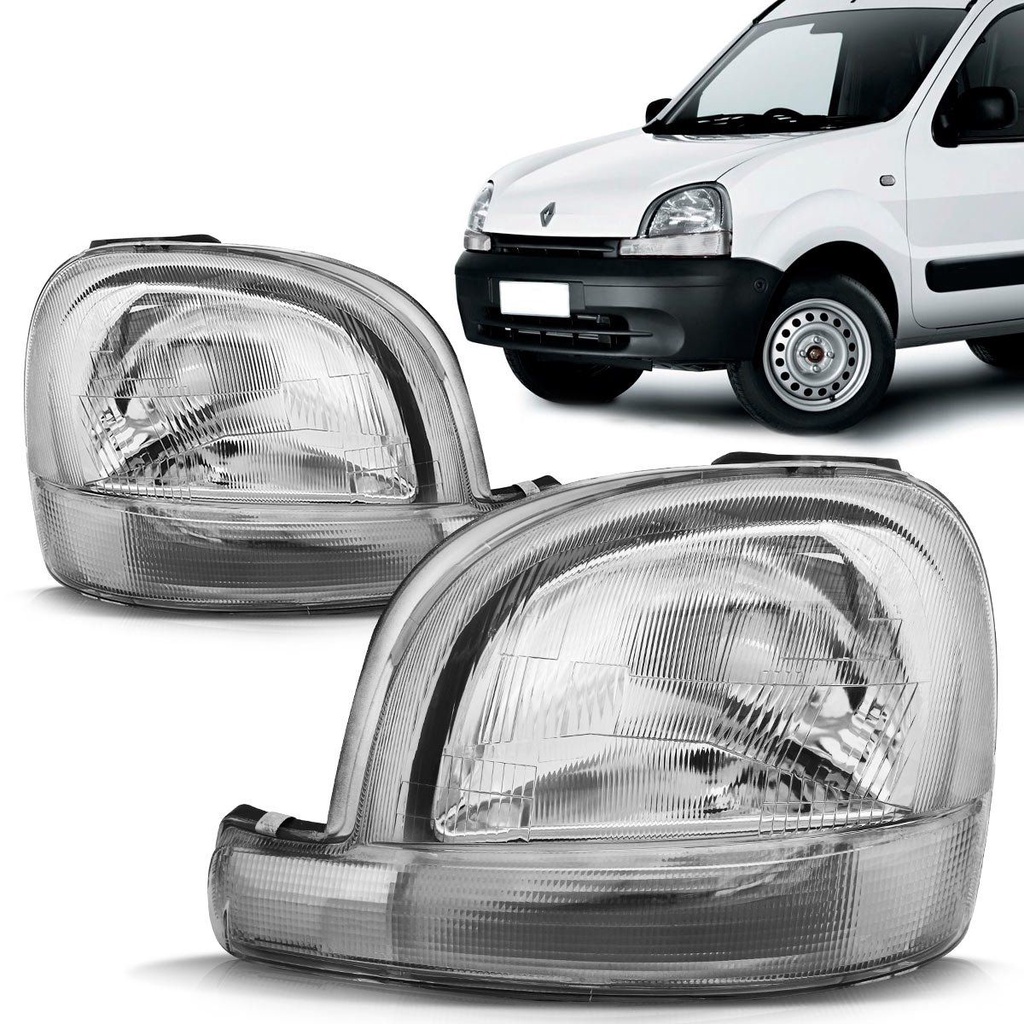 Par Farol Kangoo 2004 2005 2006 2007 2008 Elétrico Pisca Cristal Par Farol Kangoo 2004 2005 2006 2007 2008 Elétrico Pisca Cristal