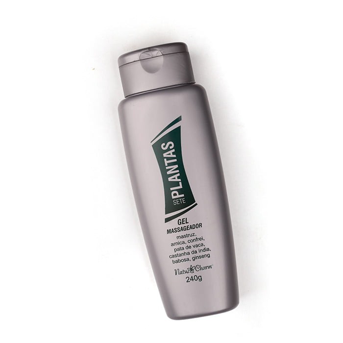 Gel Massageador Sete Plantas 240g Natu Charm Gel Massageador Sete Plantas 240g Natu Charm