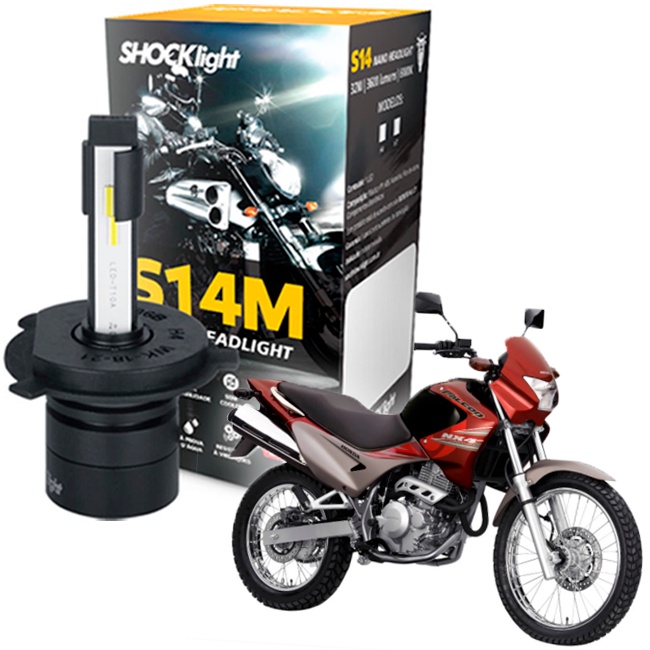 Lâmpada Ultra Led H4 Farol Moto Honda Nx Falcon 400i Lâmpada Ultra Led H4 Farol Moto Honda Nx Falcon 400i