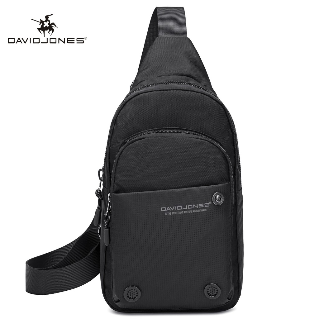 David Jones Masculinas Nylon Bolsa de estilingue Bolsas de Ombro Bolsas de Mão David Jones Masculinas Nylon Bolsa de estilingue Bolsas de Ombro Bolsas de Mão