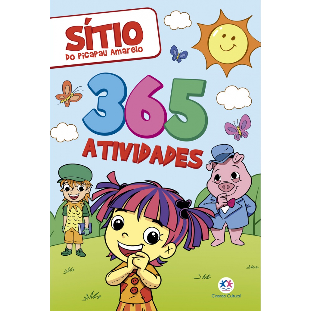 Livro – 365 atividades do Sítio do Picapau Amarelo – Capa comum – Ciranda Cultural Livro – 365 atividades do Sítio do Picapau Amarelo – Capa comum – Ciranda Cultural