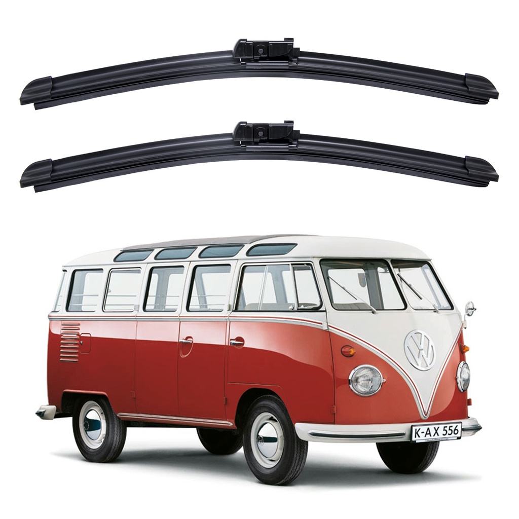 Par Palhetas Limpador Para-brisa Silicone Volkswagen Kombi 1975 A 2011 Par Palhetas Limpador Para-brisa Silicone Volkswagen Kombi 1975 A 2011
