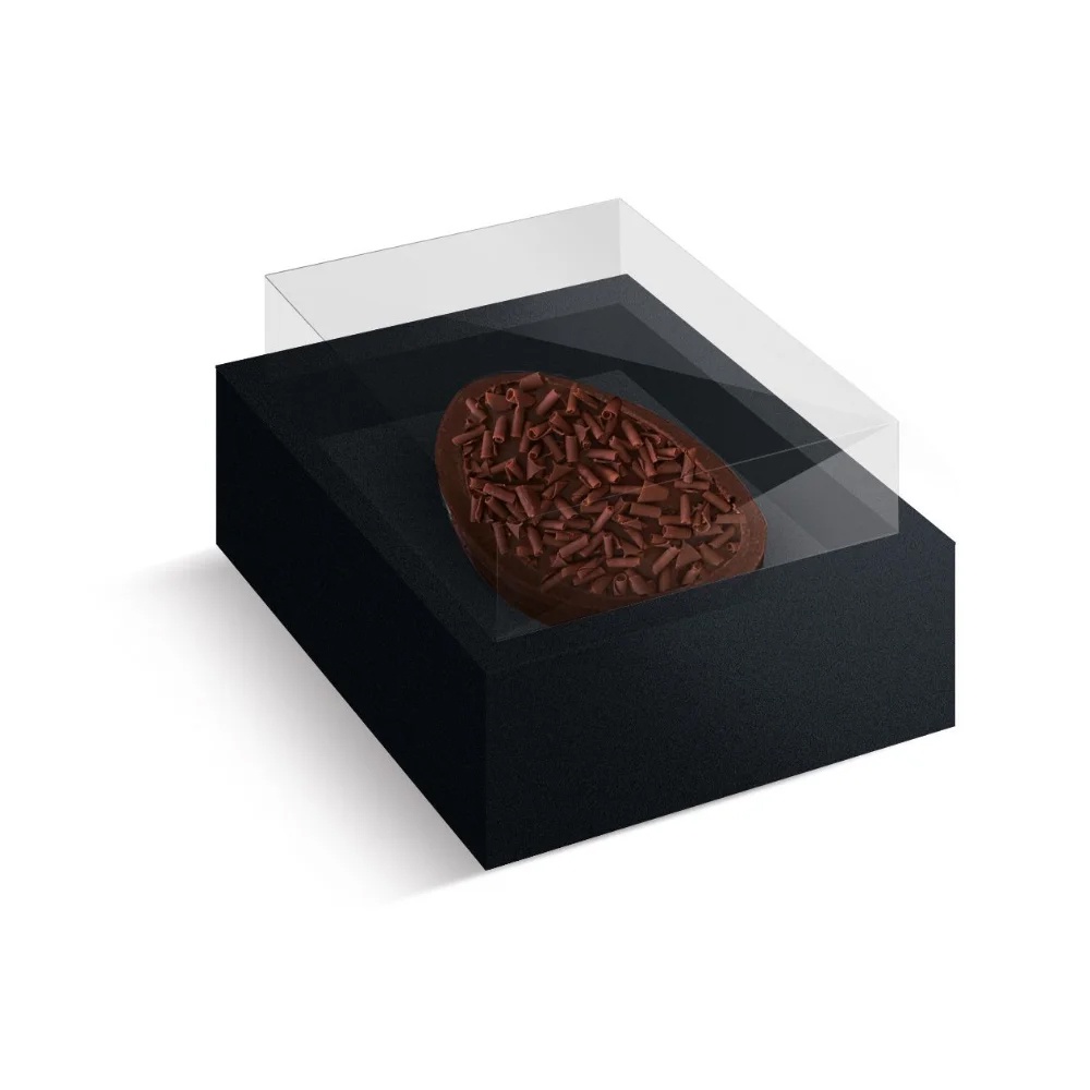 Caixa Ovo de Colher com Moldura Páscoa Preto 250g – 10 un. Caixa Ovo de Colher com Moldura Páscoa Preto 250g – 10 un.