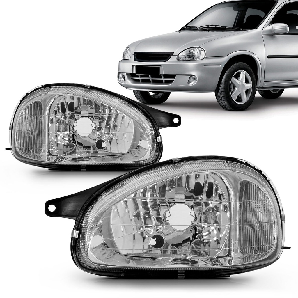 Farol Corsa 2001 2002 2003 2004 2005 2006 2007 2008 2009 2010 Carcaça Preta Farol Corsa 2001 2002 2003 2004 2005 2006 2007 2008 2009 2010 Carcaça Preta