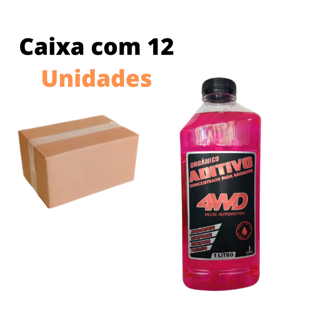 kit 12 Aditivo Rosa Radiador Orgânico Concentrado Liquido de Arrefecimento Anticorrosivo kit 12 Aditivo Rosa Radiador Orgânico Concentrado Liquido de Arrefecimento Anticorrosivo