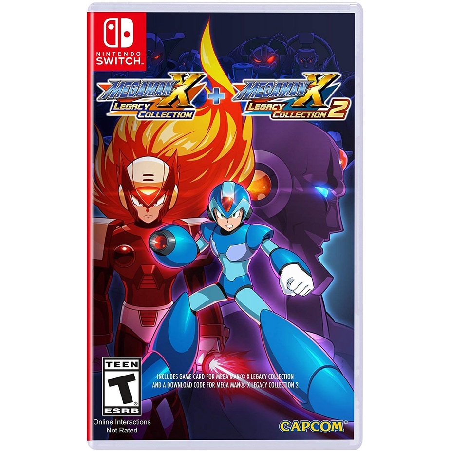 Mega Man X Legacy Collection 1+2 Switch Midia Fisica Mega Man X Legacy Collection 1+2 Switch Midia Fisica