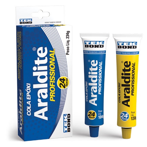 Cola Epóxi Araldite Profissional 90 Minutos 234g Multiuso Tekbond Cola Epóxi Araldite Profissional 90 Minutos 234g Multiuso Tekbond
