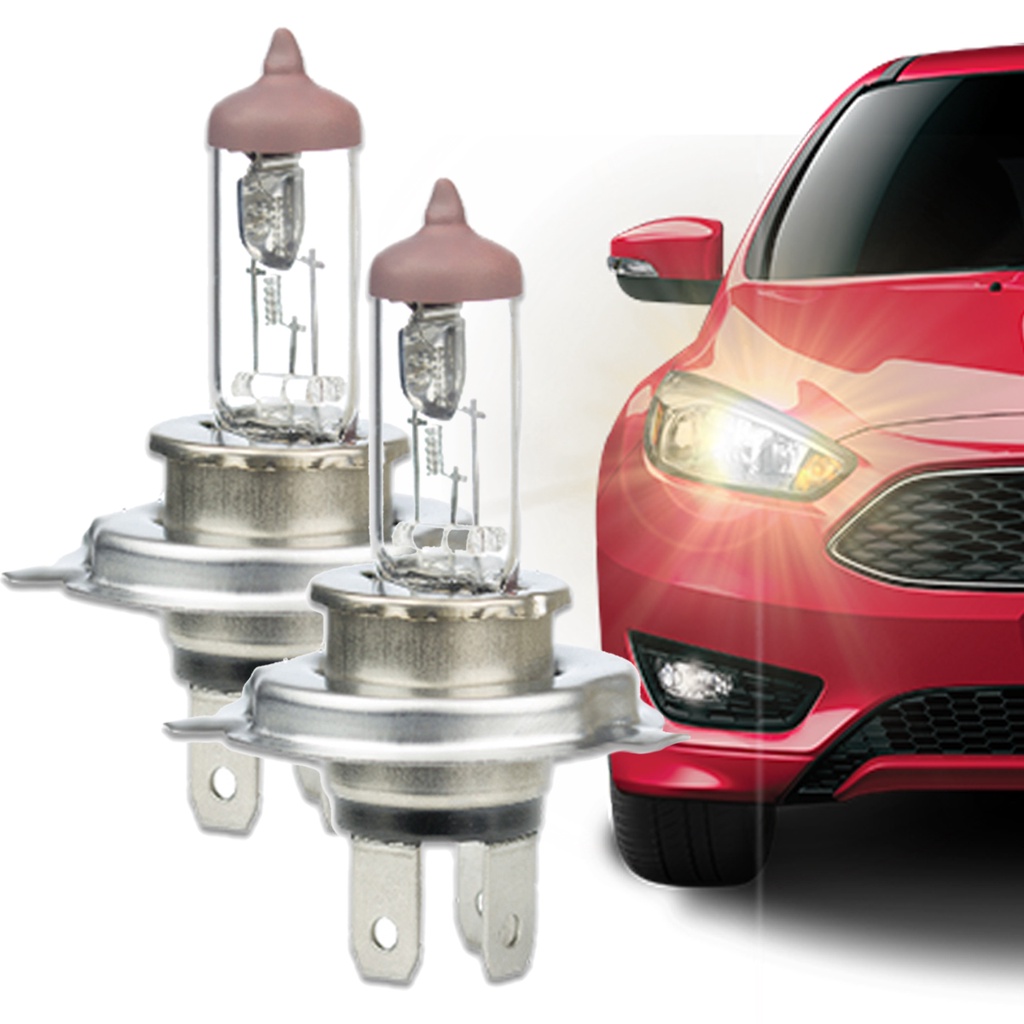 Kit 2 Lâmpadas Automotiva Halógena H4 12v 60/55w P43t para Farol Kit 2 Lâmpadas Automotiva Halógena H4 12v 60/55w P43t para Farol