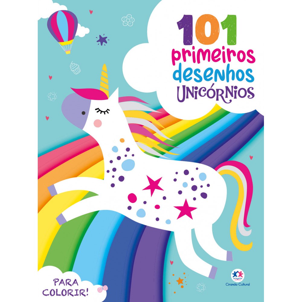 Livro – 101 primeiros desenhos – Unicórnios Livro – 101 primeiros desenhos – Unicórnios
