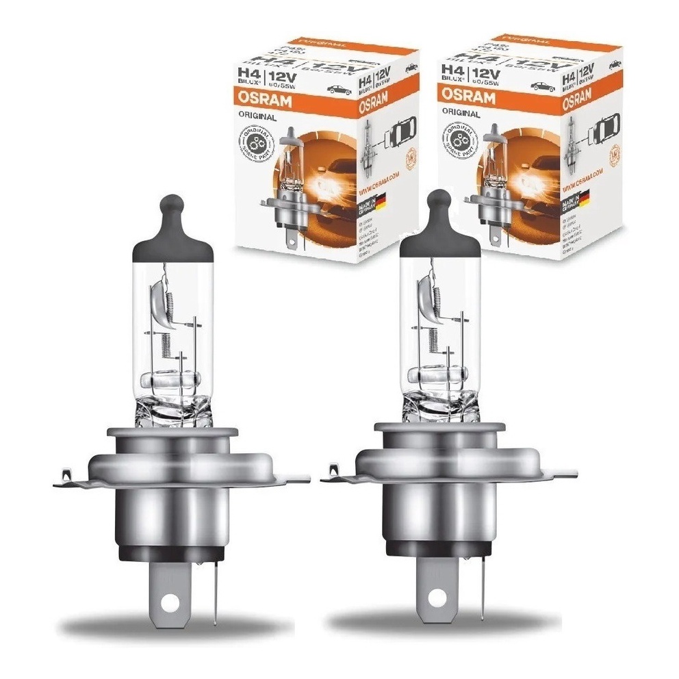 Par Lâmpada H4 60/55w 12v Osram Original Bilux Made In Germany Par Lâmpada H4 60/55w 12v Osram Original Bilux Made In Germany