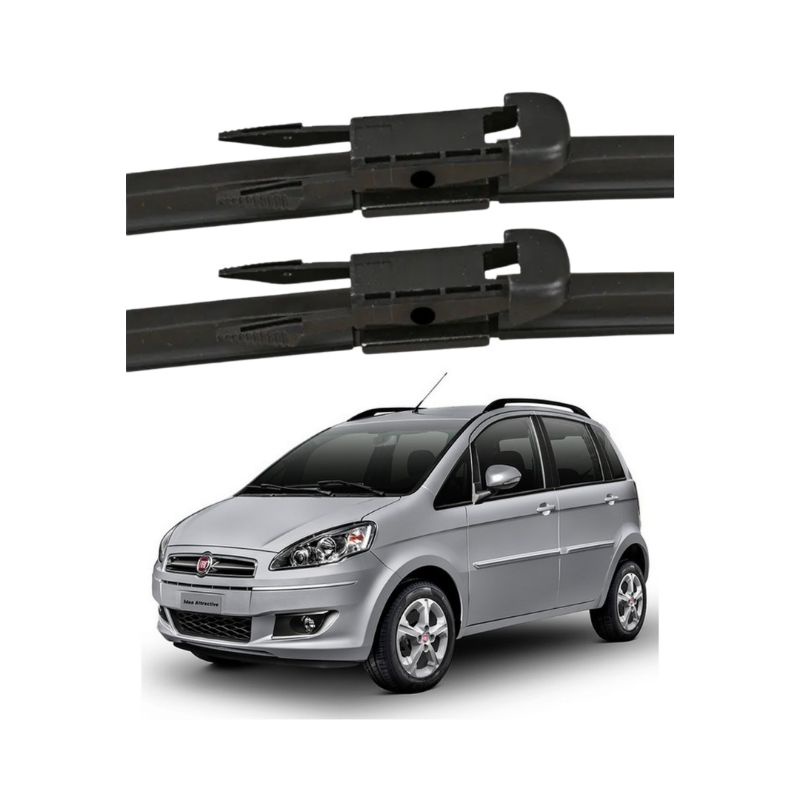 Par Palheta Limpador Parabrisa Dianteiro Fiat Idea 2014 2015 2016 2017 Par Palheta Limpador Parabrisa Dianteiro Fiat Idea 2014 2015 2016 2017