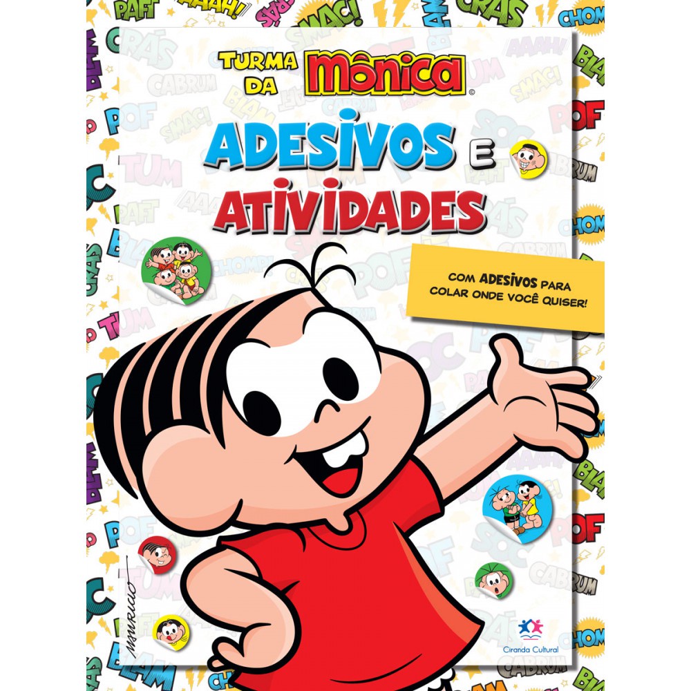 Turma da Mônica – Adesivos e atividades