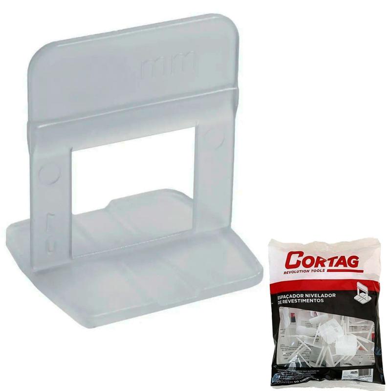 Espaçador Nivelador Assentamento de Piso 1,0 MM Pacote com 50 Unidades 60693 CORTAG Espaçador Nivelador Assentamento de Piso 1,0 MM Pacote com 50 Unidades 60693 CORTAG