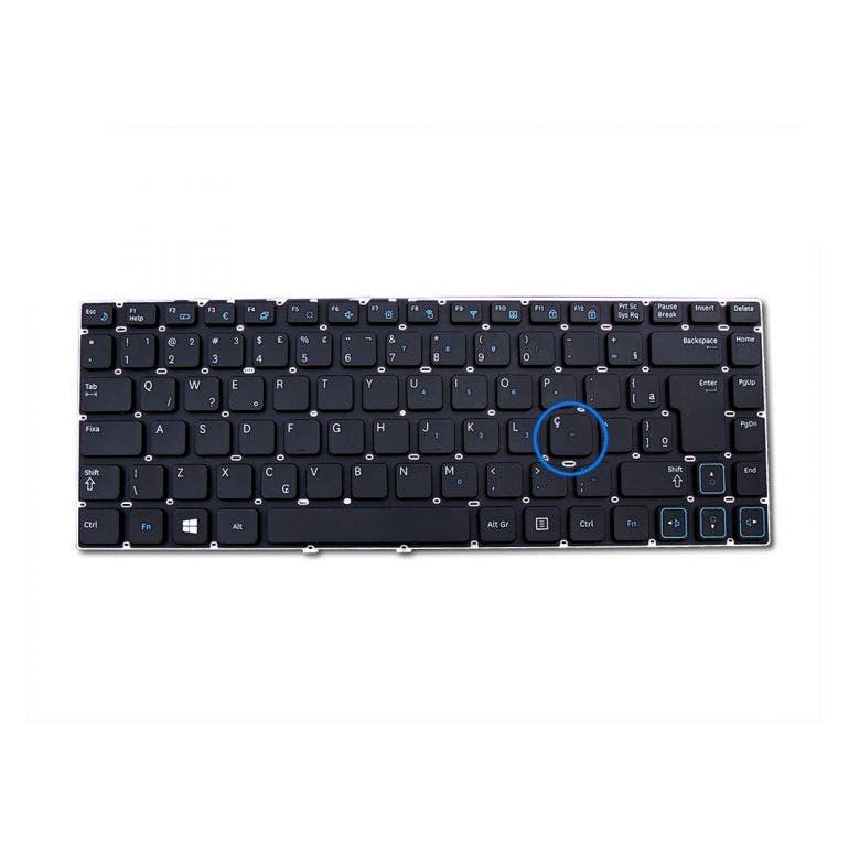 Teclado p/ Samsung Rv411 Rv415 Rv419 Rv420 Com Ç – Kazuk Teclado p/ Samsung Rv411 Rv415 Rv419 Rv420 Com Ç – Kazuk