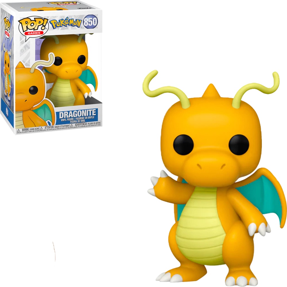 Funko Pop Pokemon – Dragonite 850 Novo Original Funko Pop Pokemon – Dragonite 850 Novo Original