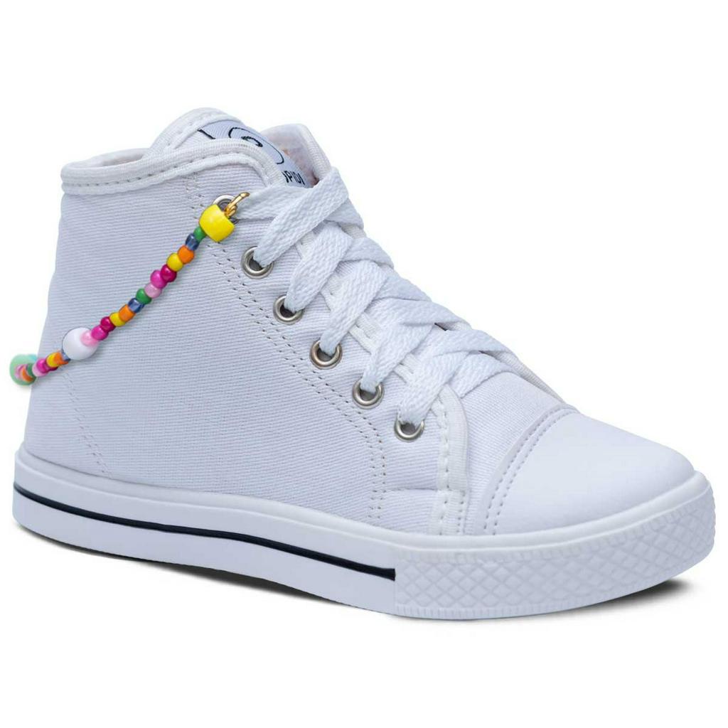 Tênis Infantil Cano Alto Star Menina Com Pulseira 11.74j