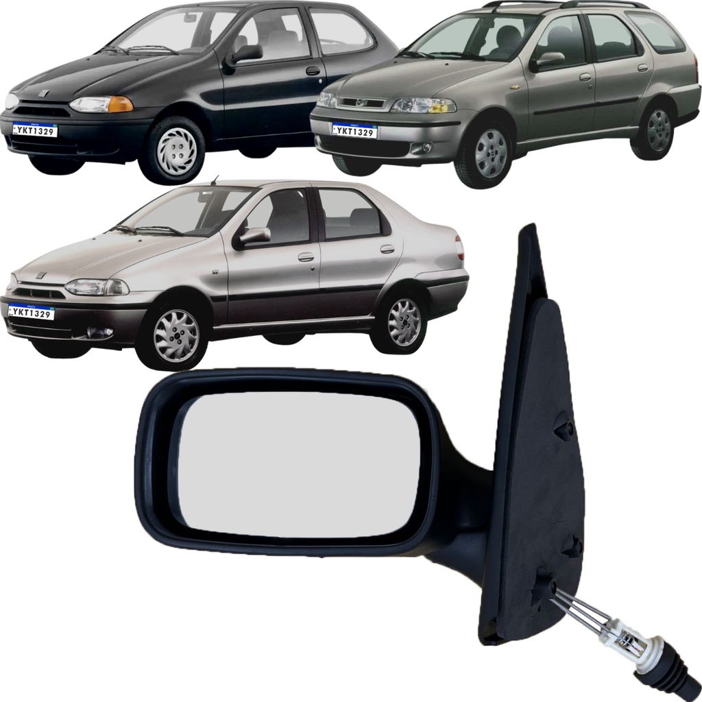 Retrovisor Esquerdo Manual Cofran Palio/Weekend Siena 1996 a 2000 Retrovisor Esquerdo Manual Cofran Palio/Weekend Siena 1996 a 2000
